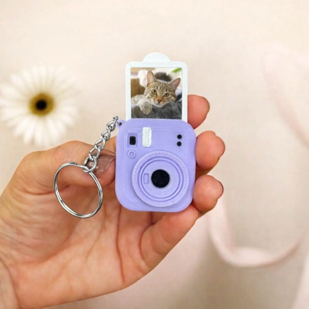 Fruit Slot Machine - Portable Mini Camera Keychain Metal Key