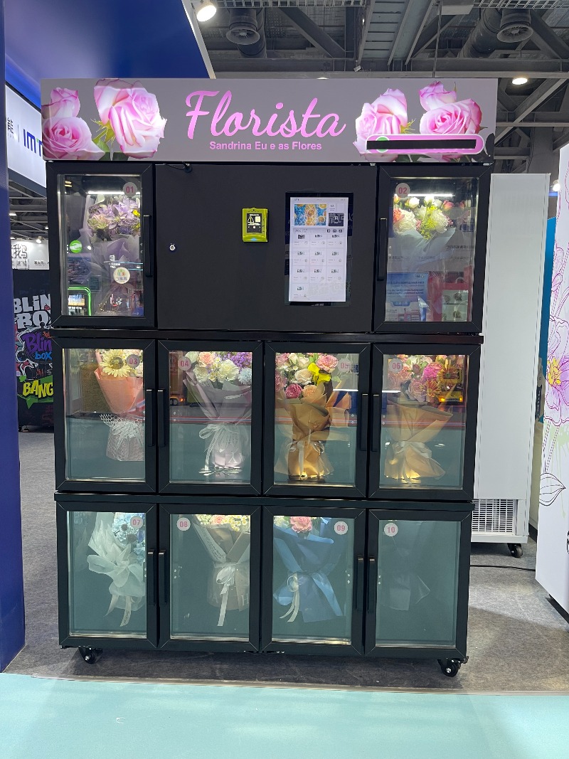 Bill Acceptor Vending - Maquina Expendedora Flores Lockers Flower Locker