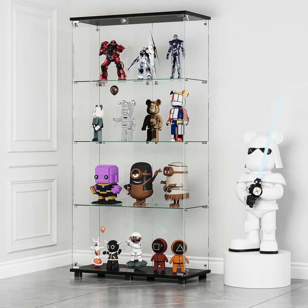 Glass Display Cabinet with 4-S - đánh giá và giá Glass Cabinet Display