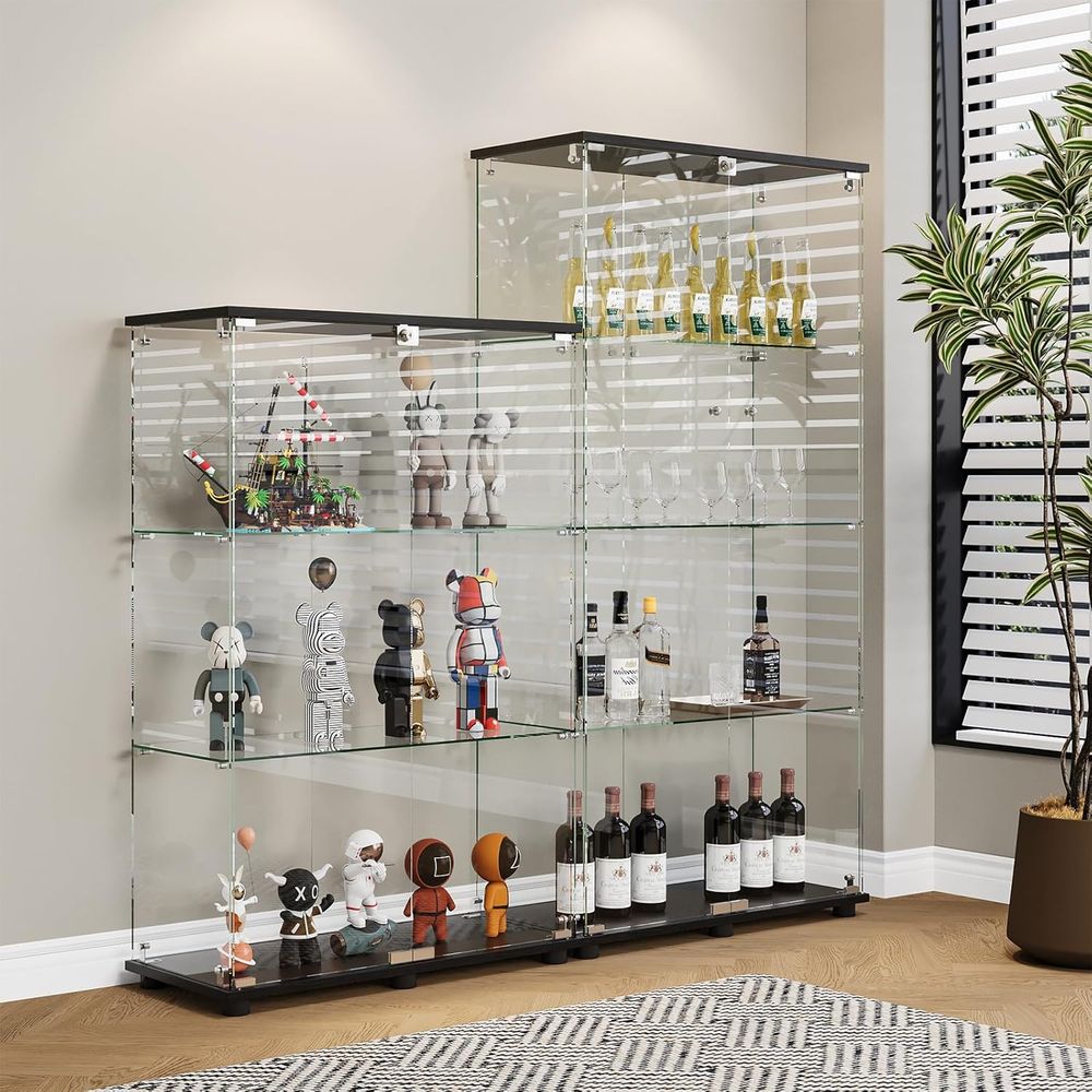 Glass Display Cabinet with 4-S - đánh giá và giá Glass Cabinet Display
