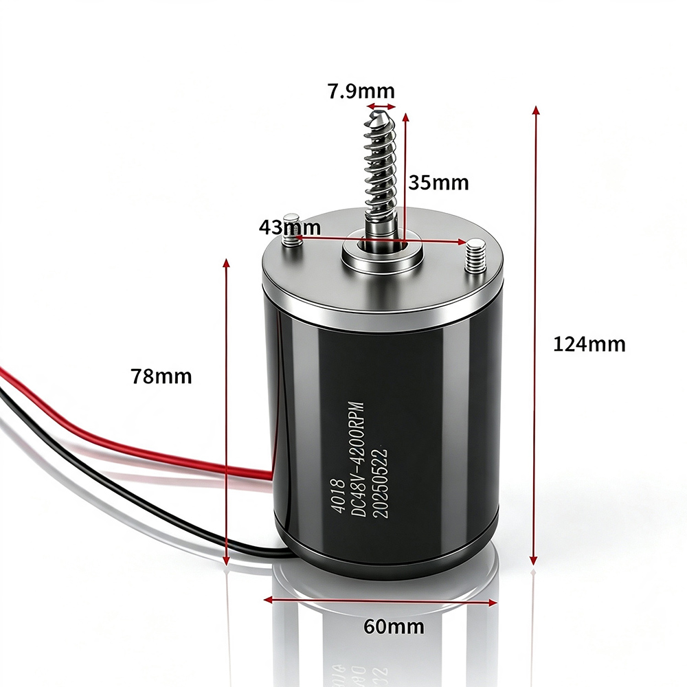 48V High Speed DC Motor 2500-4 - đánh giá và giá Crane Claw Motor