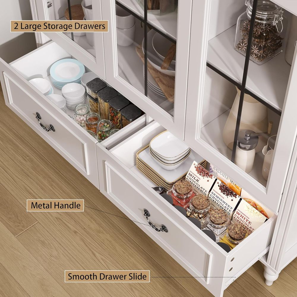 70.8'' Tall Arched Kitchen Pan - đánh giá và giá Glass Cabinet Display