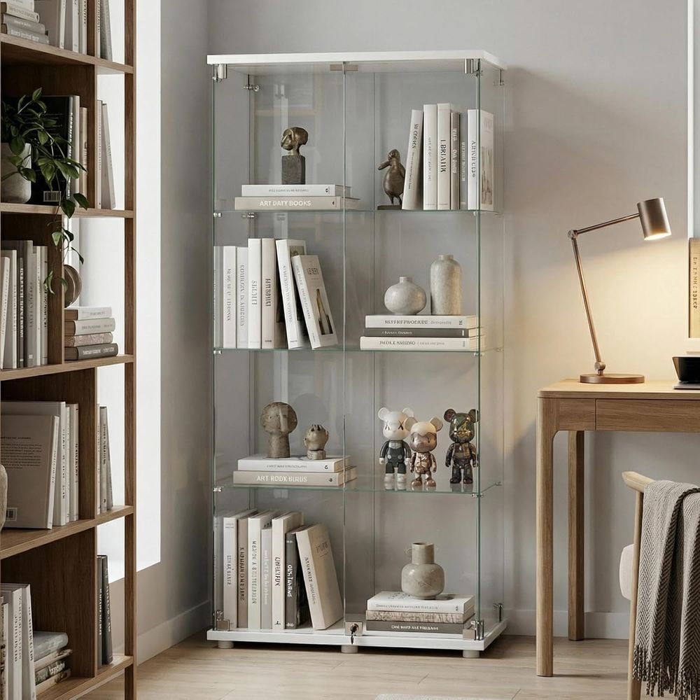 Tempered Glass Display Cabinet - đánh giá và giá Glass Cabinet Display