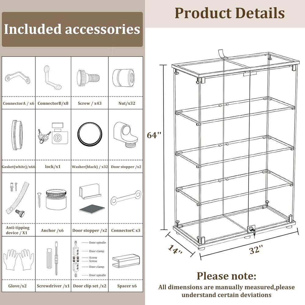 Tempered Glass Display Cabinet - đánh giá và giá Glass Cabinet Display
