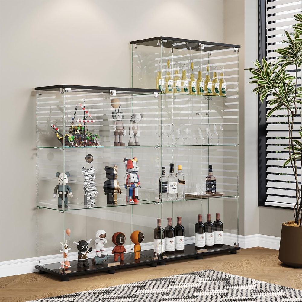 Display Cabinet with 4Shelf Do - đánh giá và giá Glass Cabinet Display