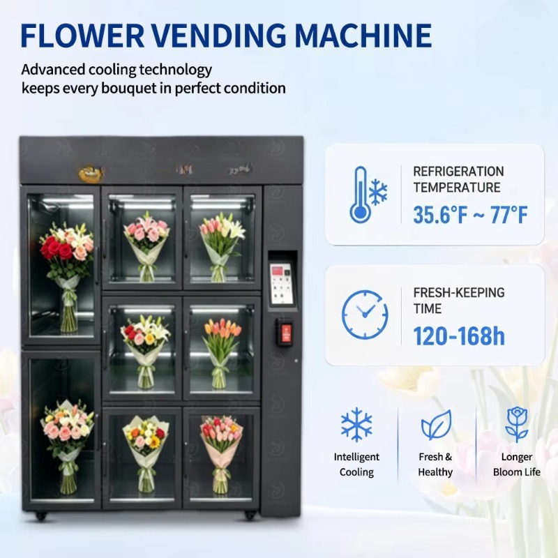 Flower Vending Machine Credit  - đánh giá và giá Bill Acceptor Vending