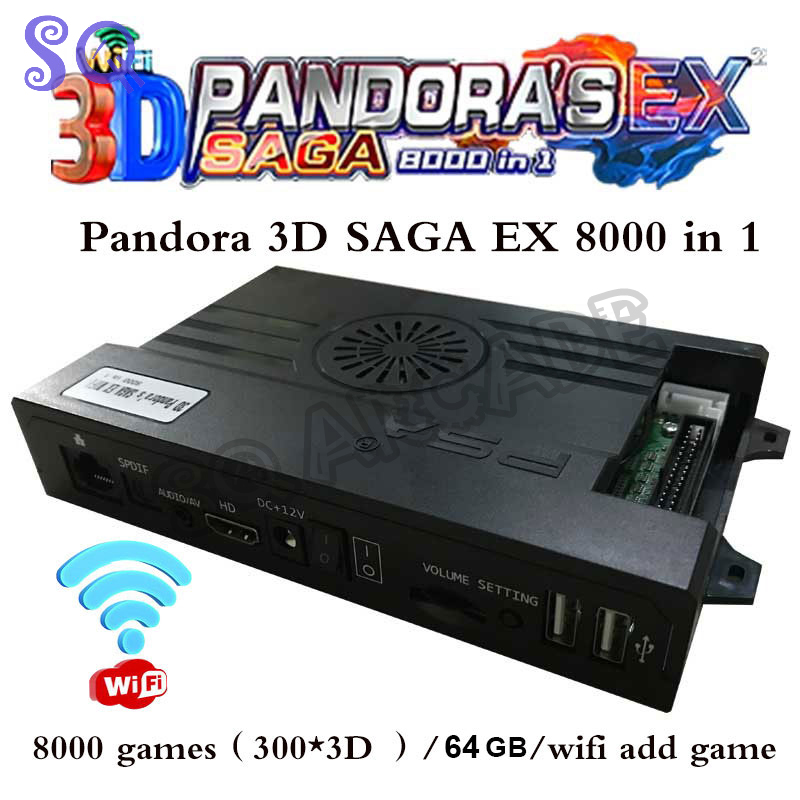 2021 Mới Arcade Pandora Saga S - đánh giá và giá Arcade Game Jackpot