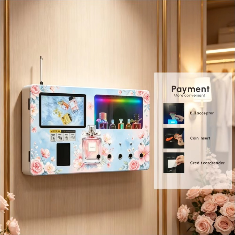 Coin Operated Perfume Vending  - đánh giá và giá Bill Acceptor Vending