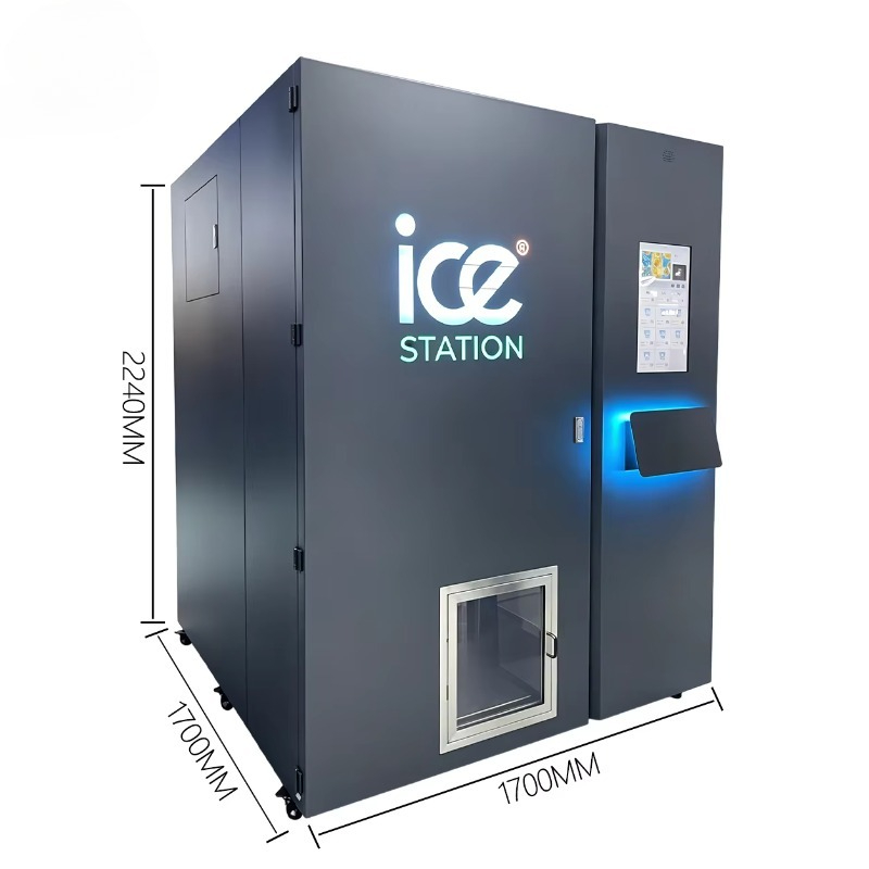 High Capacity 450kg Bagged Ice - đánh giá và giá Bill Acceptor Vending