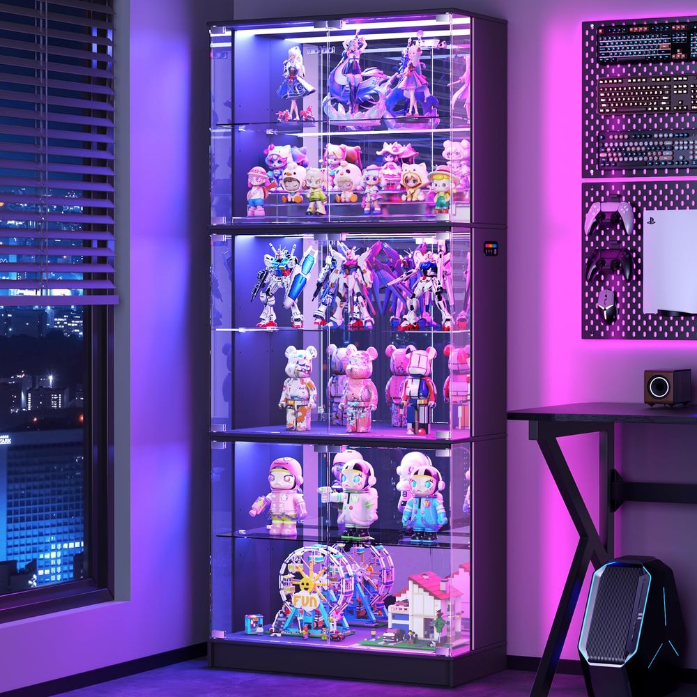 Display Cabinet with Glass Doo - đánh giá và giá Glass Cabinet Display