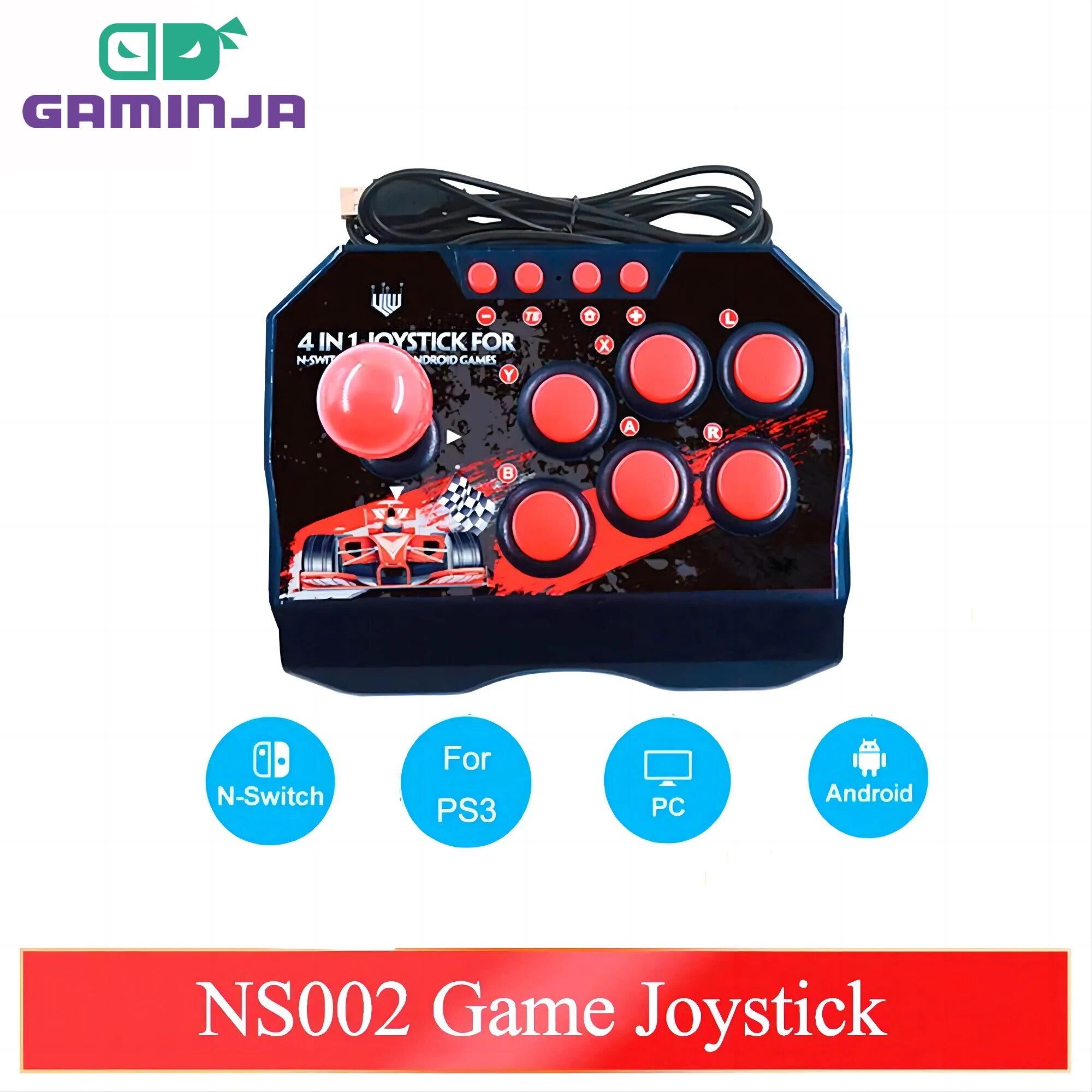 GAMINJA NS002 4 In 1 Retro Arc - đánh giá và giá Arcade Game Jackpot