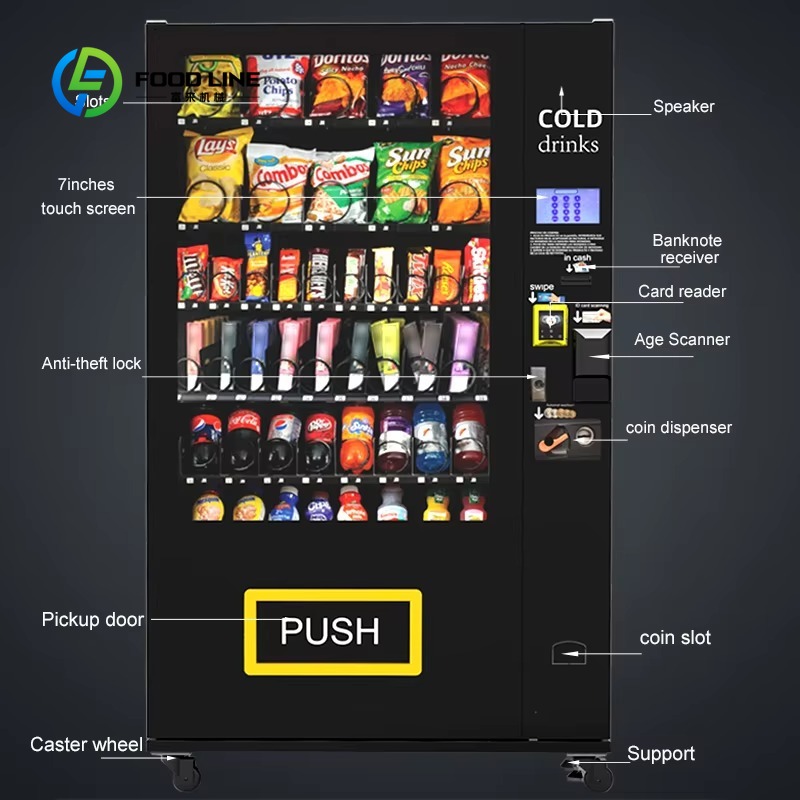Snack and Drink Vending Machin - đánh giá và giá Open Vending Machine