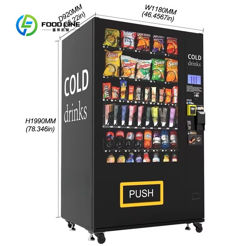 Snack and Drink Vending Machin - đánh giá và giá Open Vending Machine