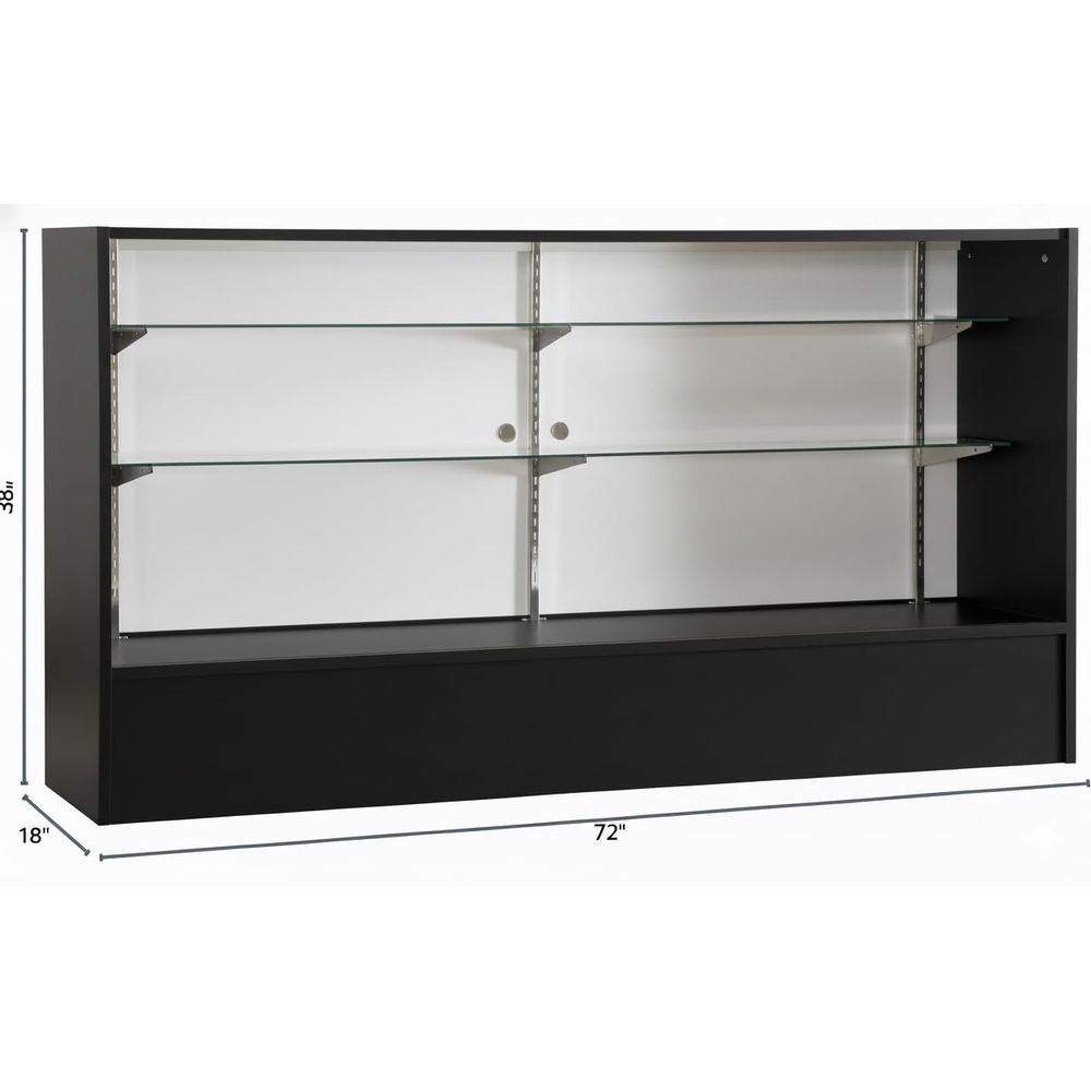 Full Vision Display Cabinet 72 - đánh giá và giá Glass Cabinet Display