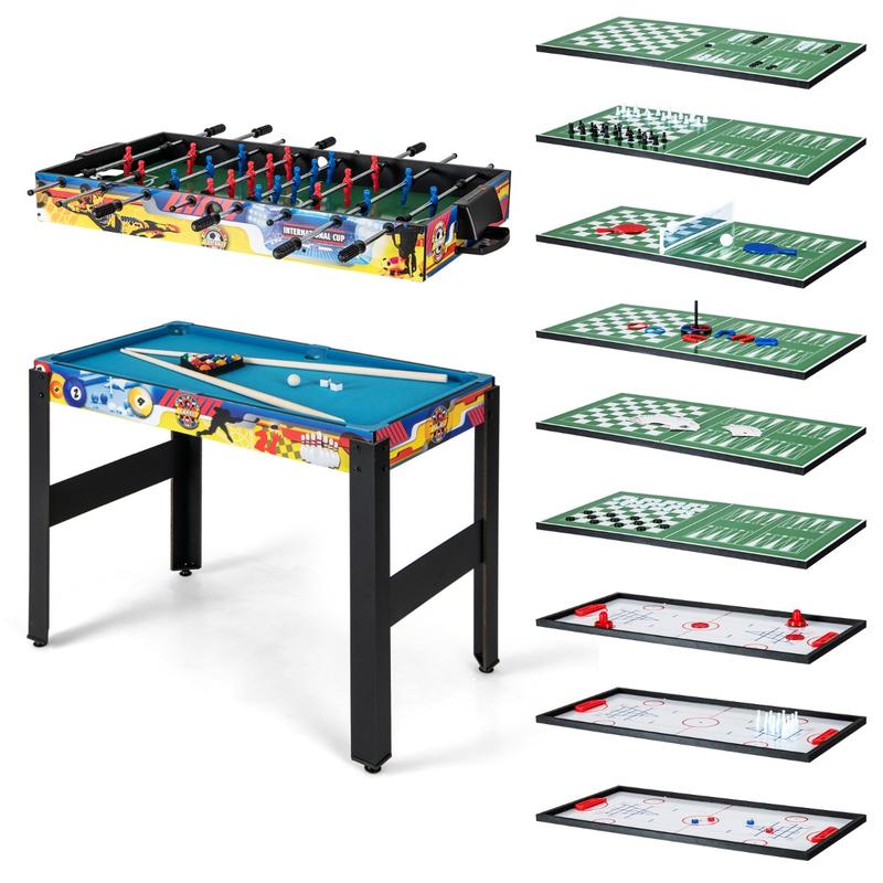 12-in-1 Combo Game Table Set w - đánh giá và giá Air Hockey Table