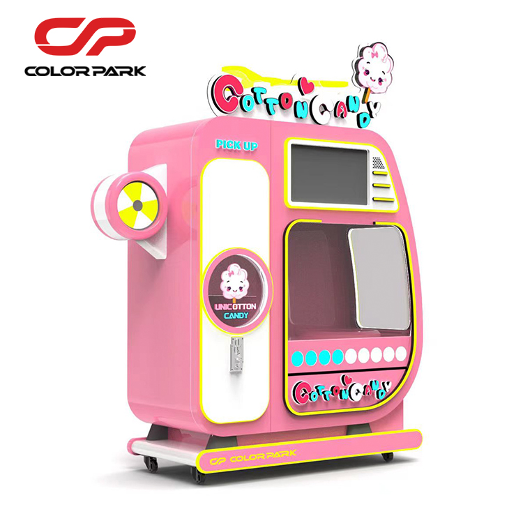 Colorful Automatic Cotton Cand - đánh giá và giá Bill Acceptor Vending