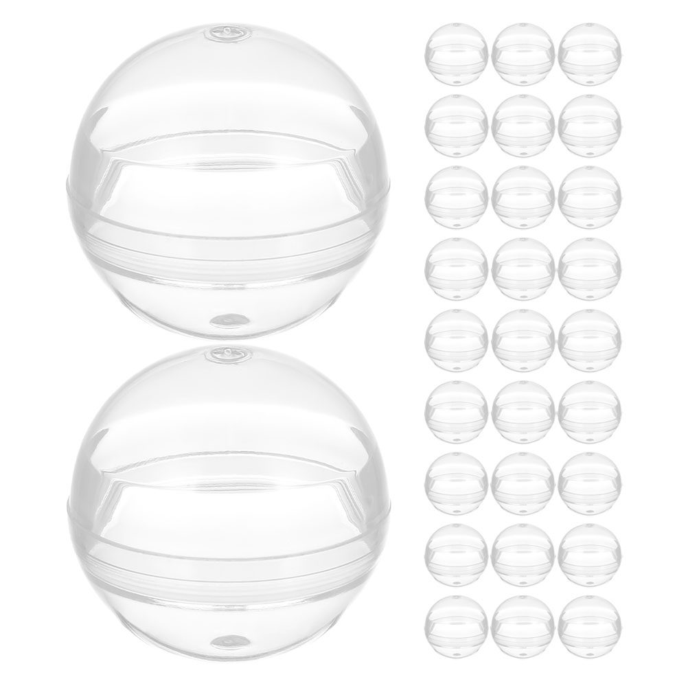 50Pcs 28Mm Clear Round Capsule - đánh giá và giá Open Vending Machine