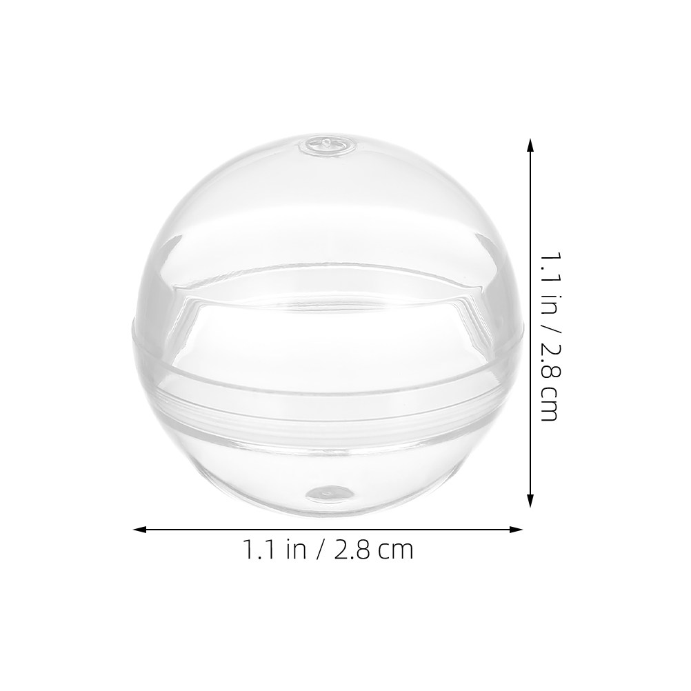 50Pcs 28Mm Clear Round Capsule - đánh giá và giá Open Vending Machine