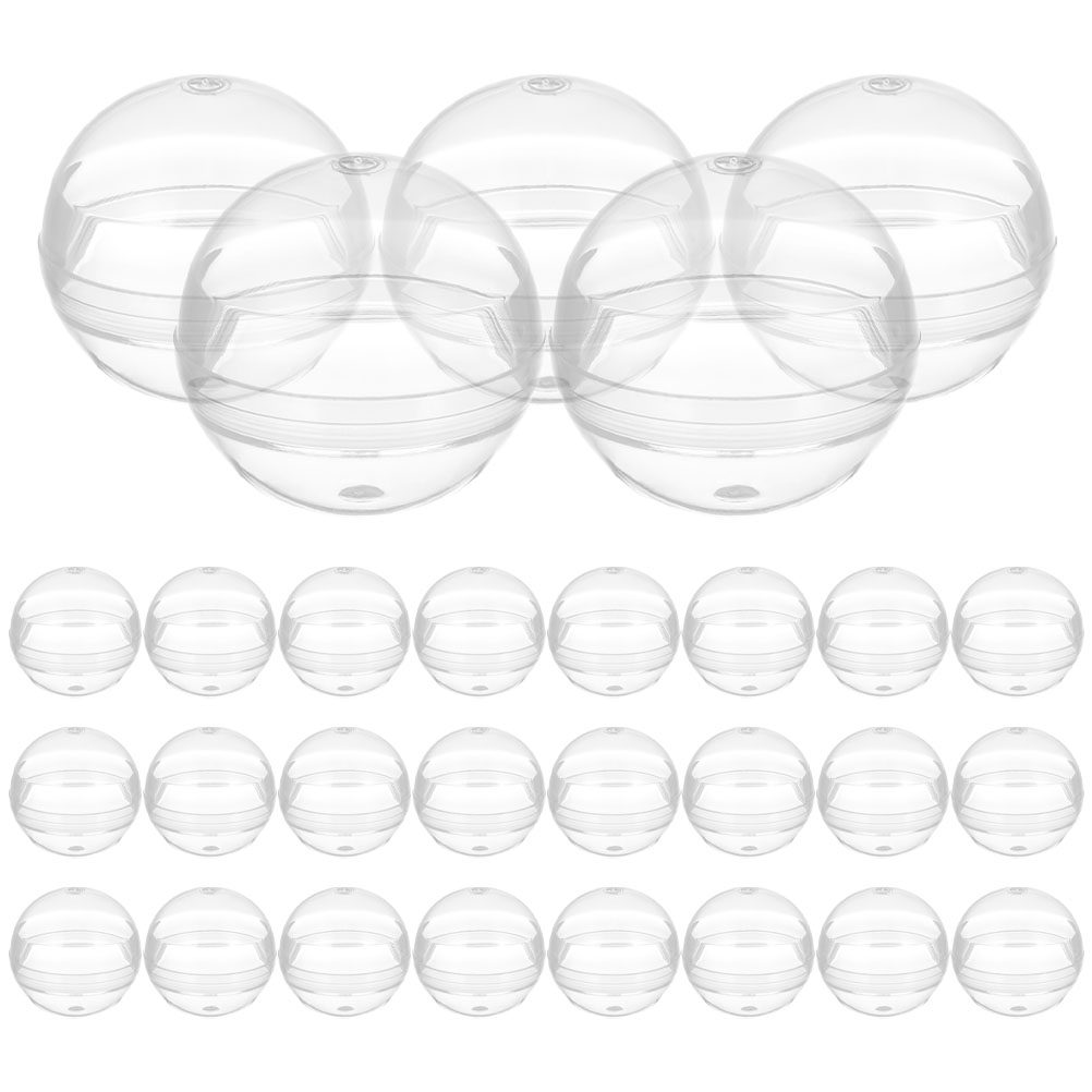 50Pcs 28Mm Clear Round Capsule - đánh giá và giá Open Vending Machine